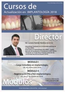 Cursos de actualización en implantología 2018